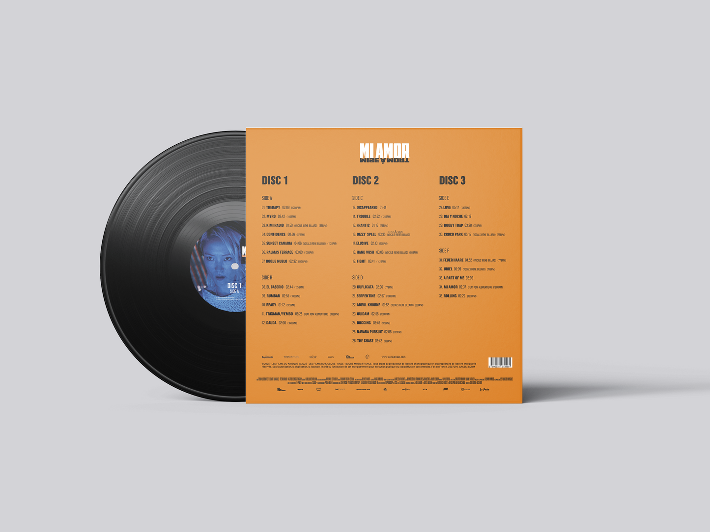 Vinyle Sound track Mi Amor