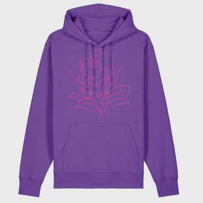 Hoodie "ROSE FLUO"